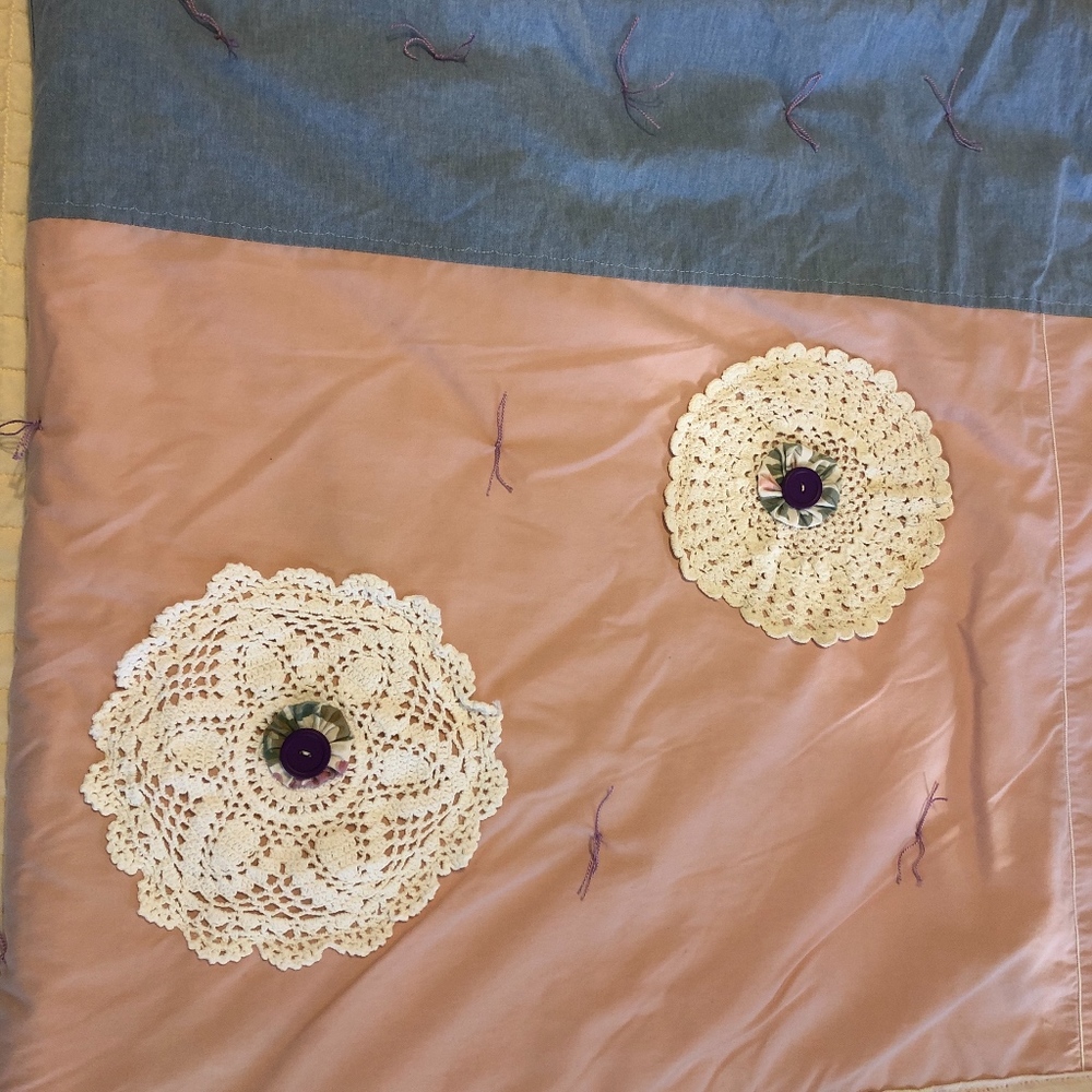 Upcycled Handmade by ME quilt - Picture 6 of 8